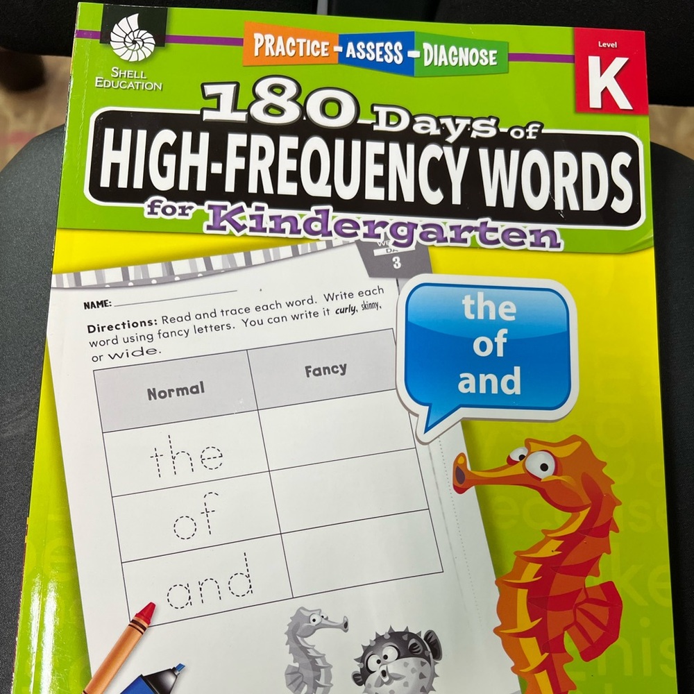 180 Days of High Frequency Words K